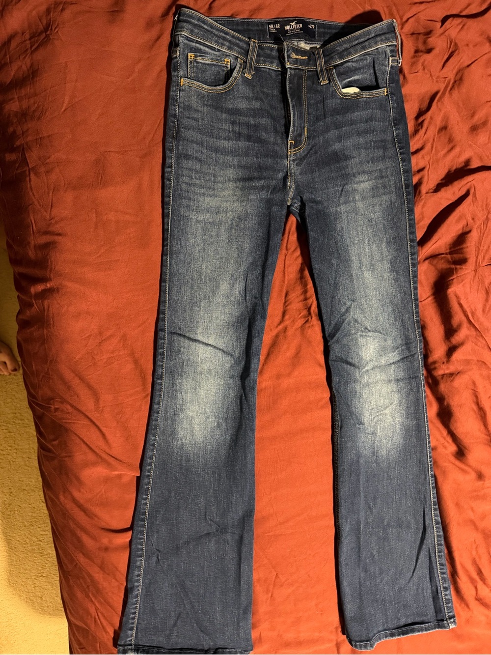 Hollister dark Wash Bootcut Jeans - Blue